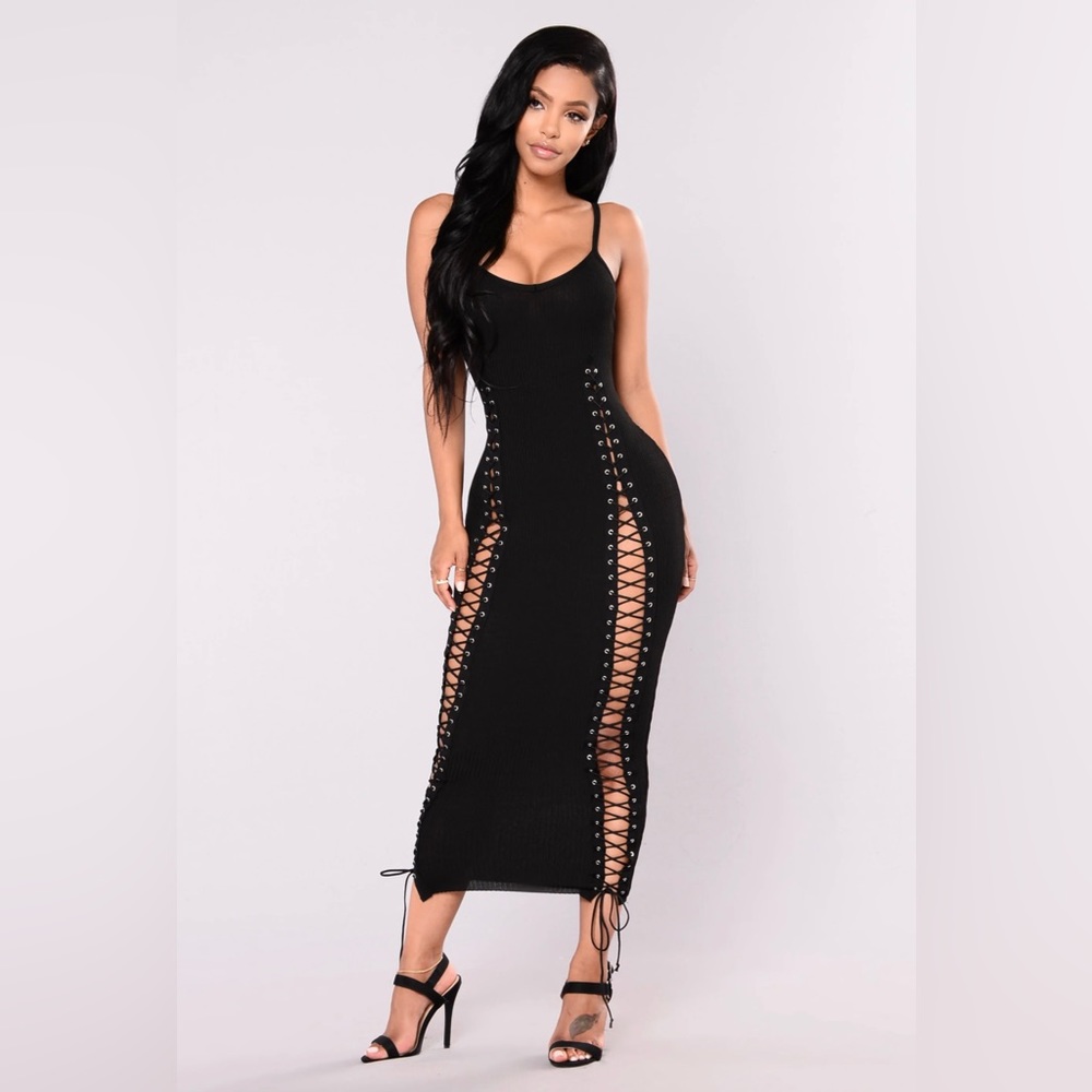 Sexy black dress